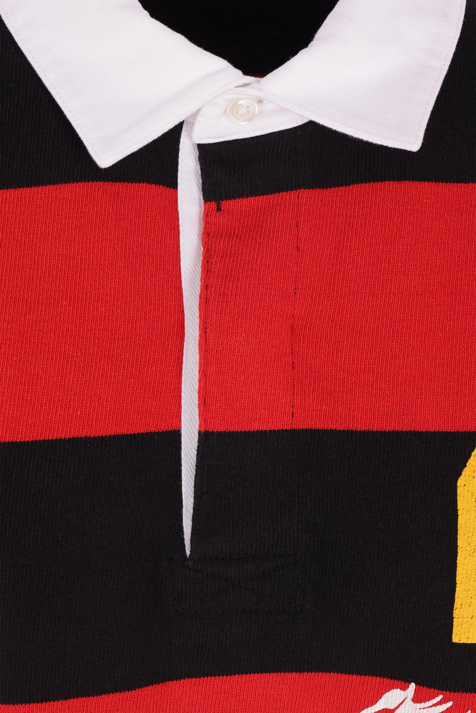 Rubgy oversized sweatshirt in striped jersey