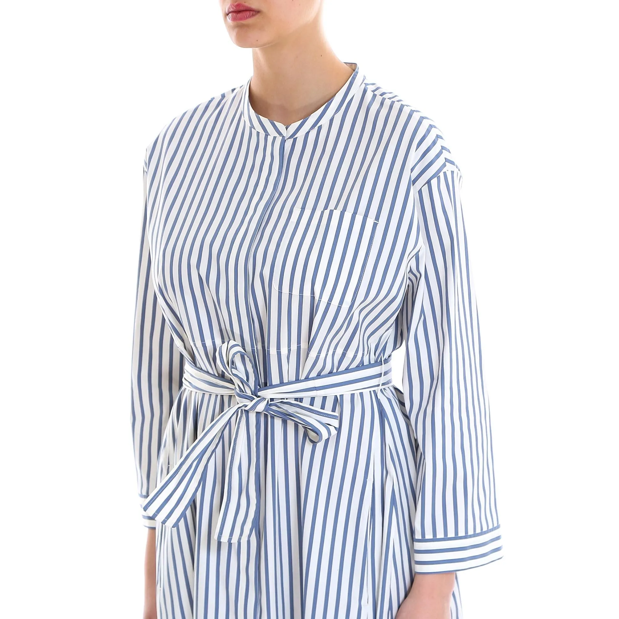 'S Max Mara Bebbio Striped Midi Dress
