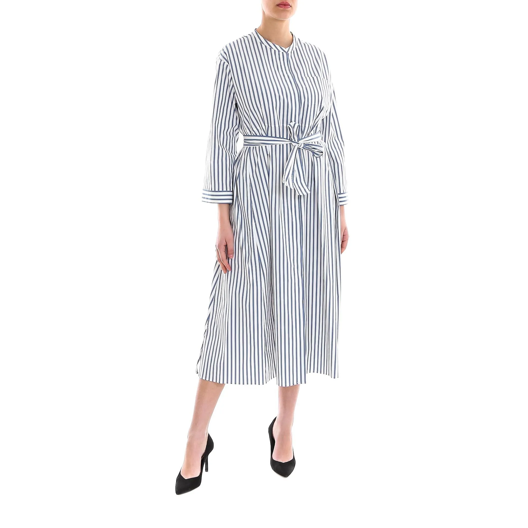 'S Max Mara Bebbio Striped Midi Dress