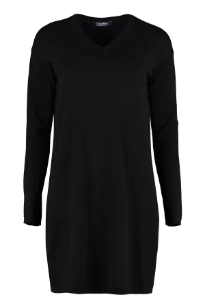 'S Max Mara V-Neck Knit Longline Sweater