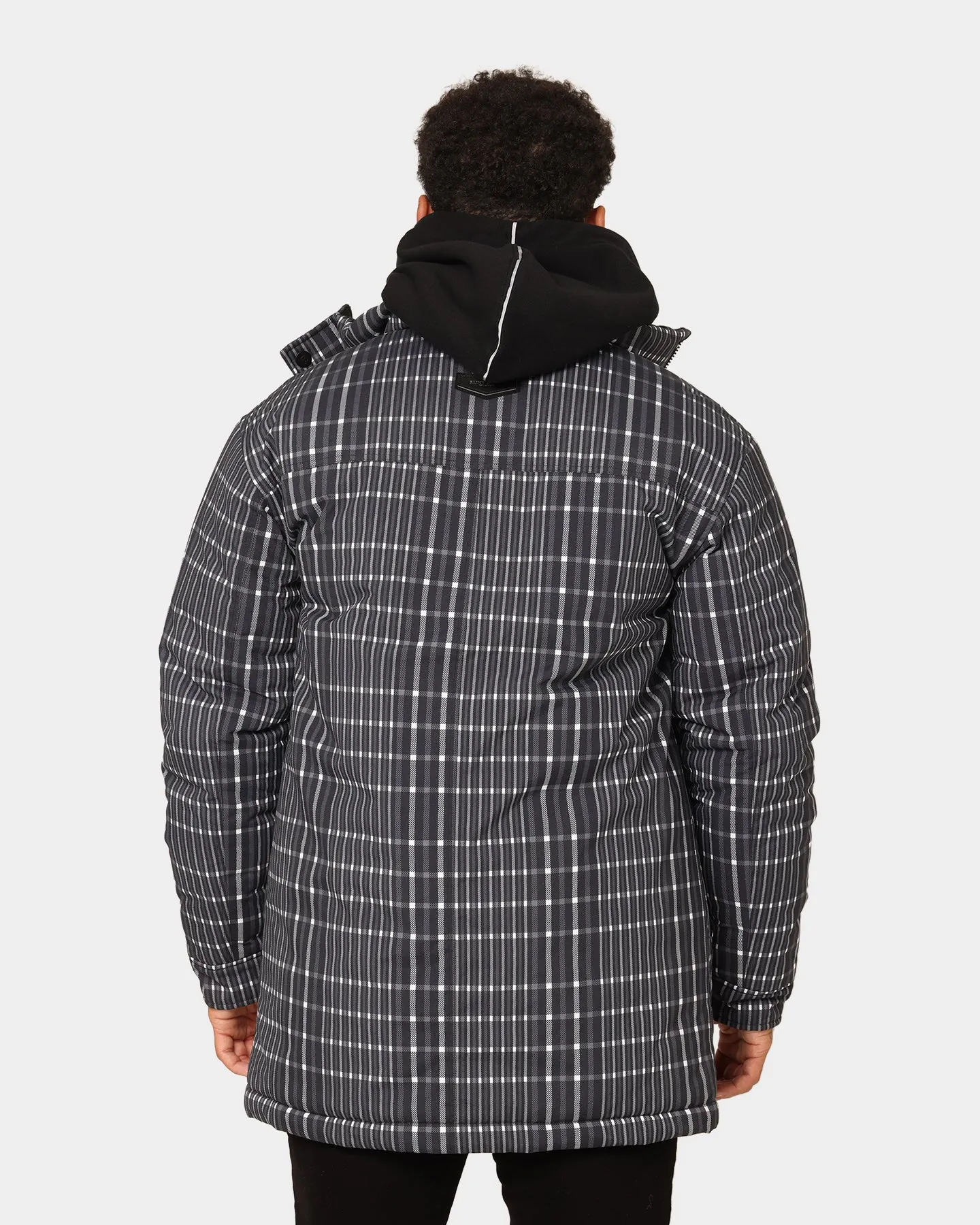 Saint Morta Mercy Merci Plaid Jacket Black