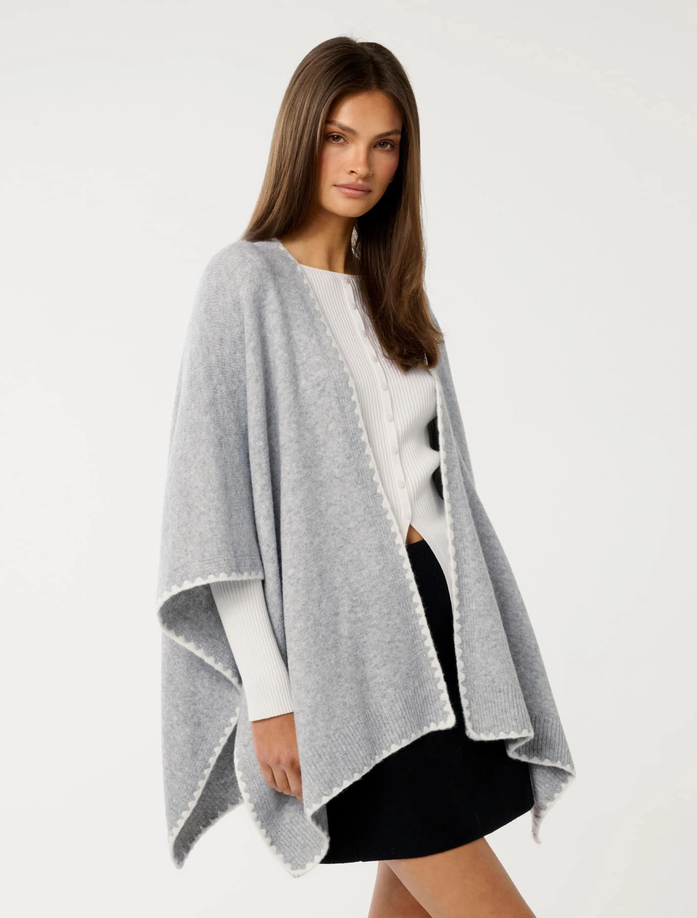Sara Stitch Detail Cape