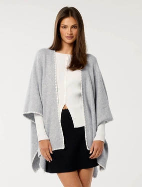 Sara Stitch Detail Cape