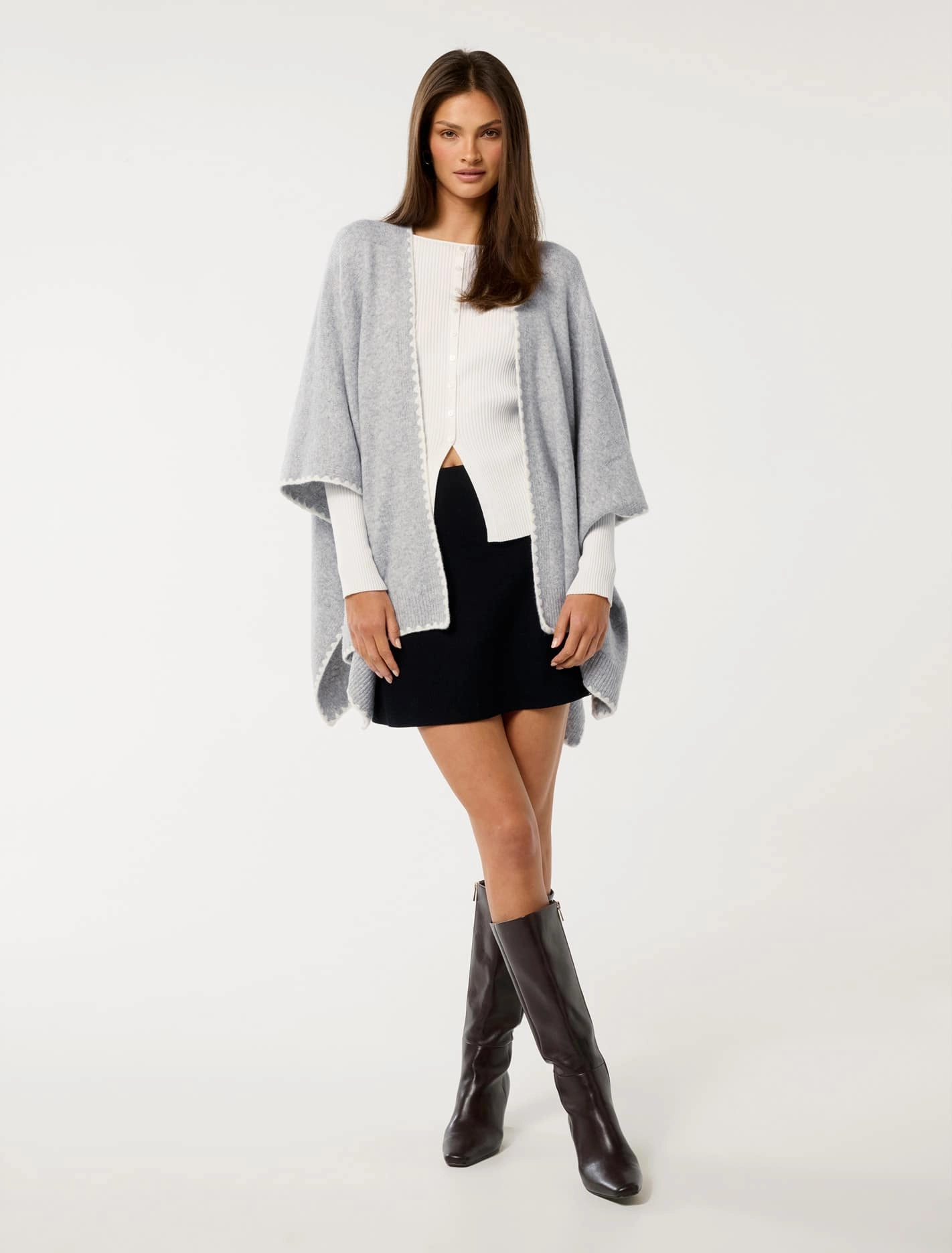 Sara Stitch Detail Cape