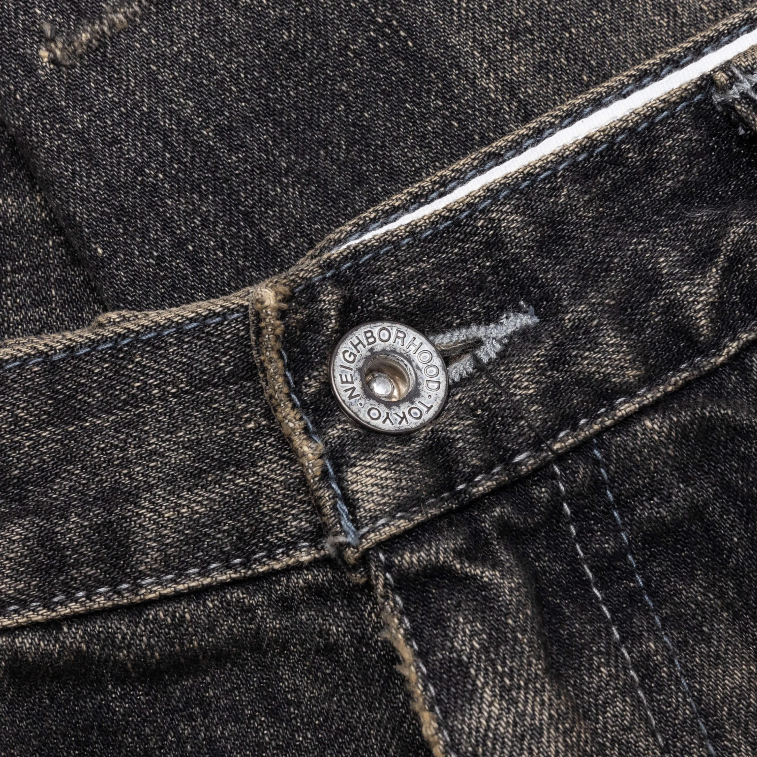 Savage Denim DP Wide Pants - Black