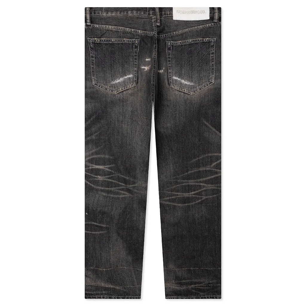 Savage Denim DP Wide Pants - Black