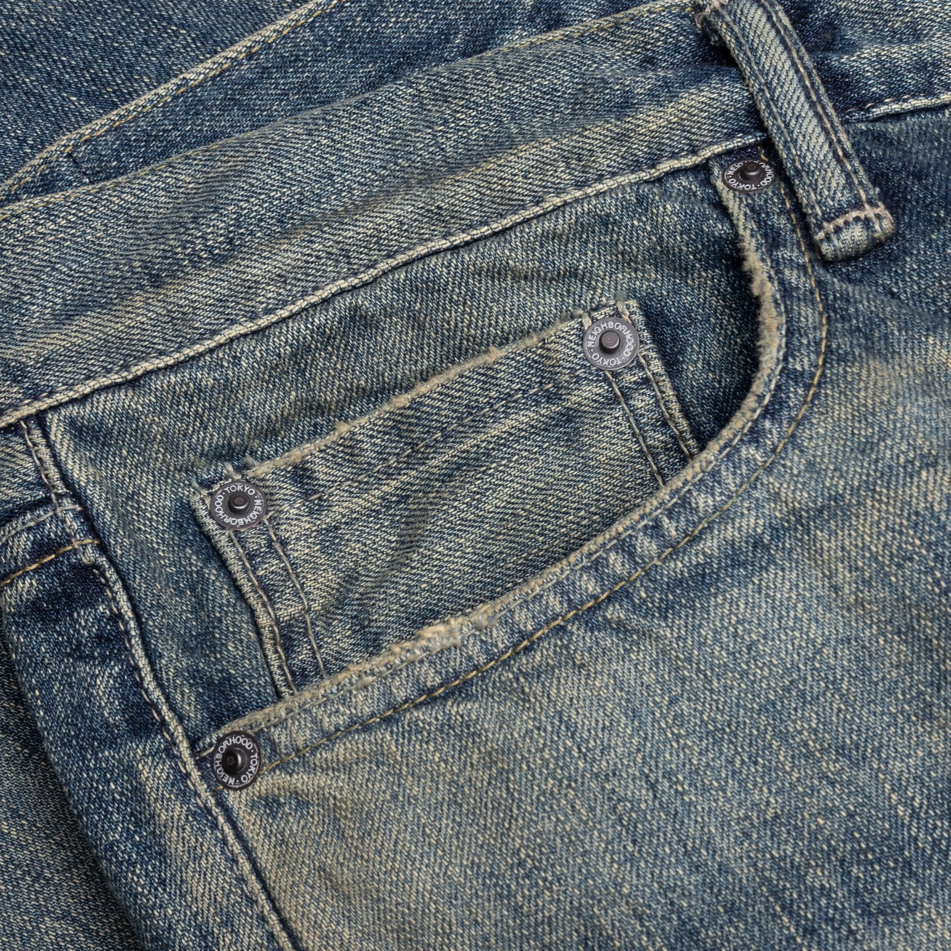 Savage Denim DP Wide Pants - Indigo