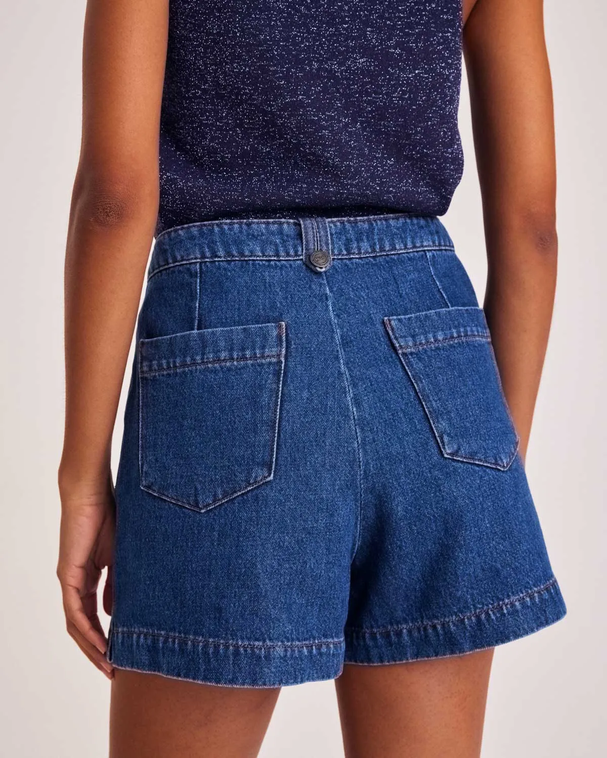 Short Simon bleu outremer