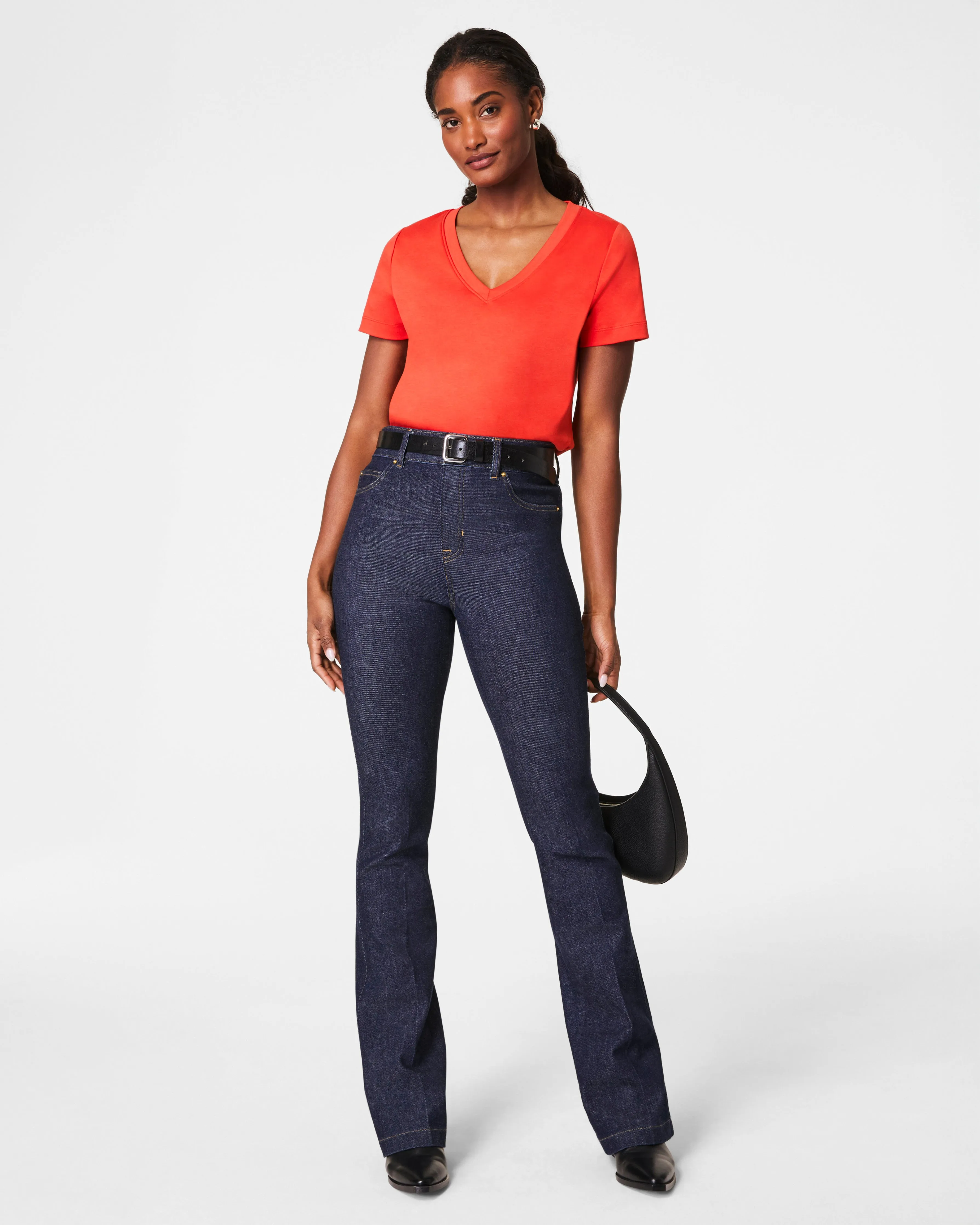 SPANX® Cotton V-Neck Tee