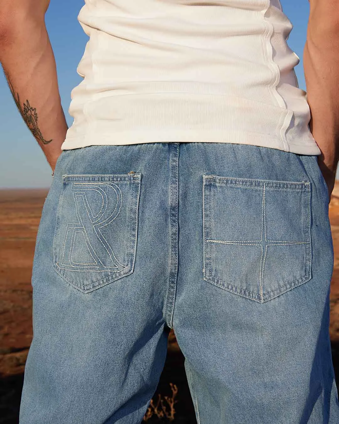 SSS REALISM SIGNATURE DENIM WASHED BLUE