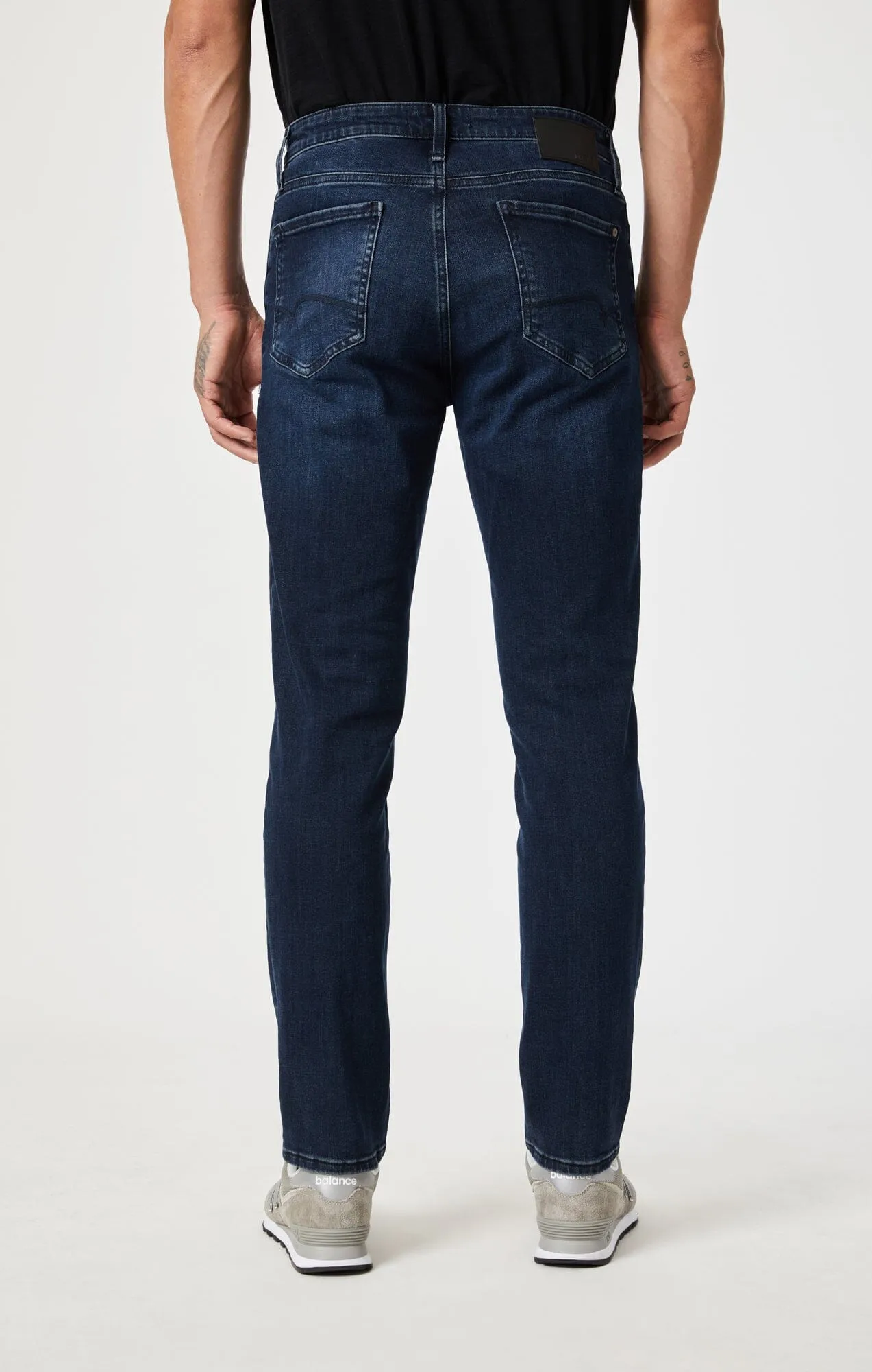 STEVE ATHLETIC FIT JEANS IN MID TONAL INK WILLIAMSBURG