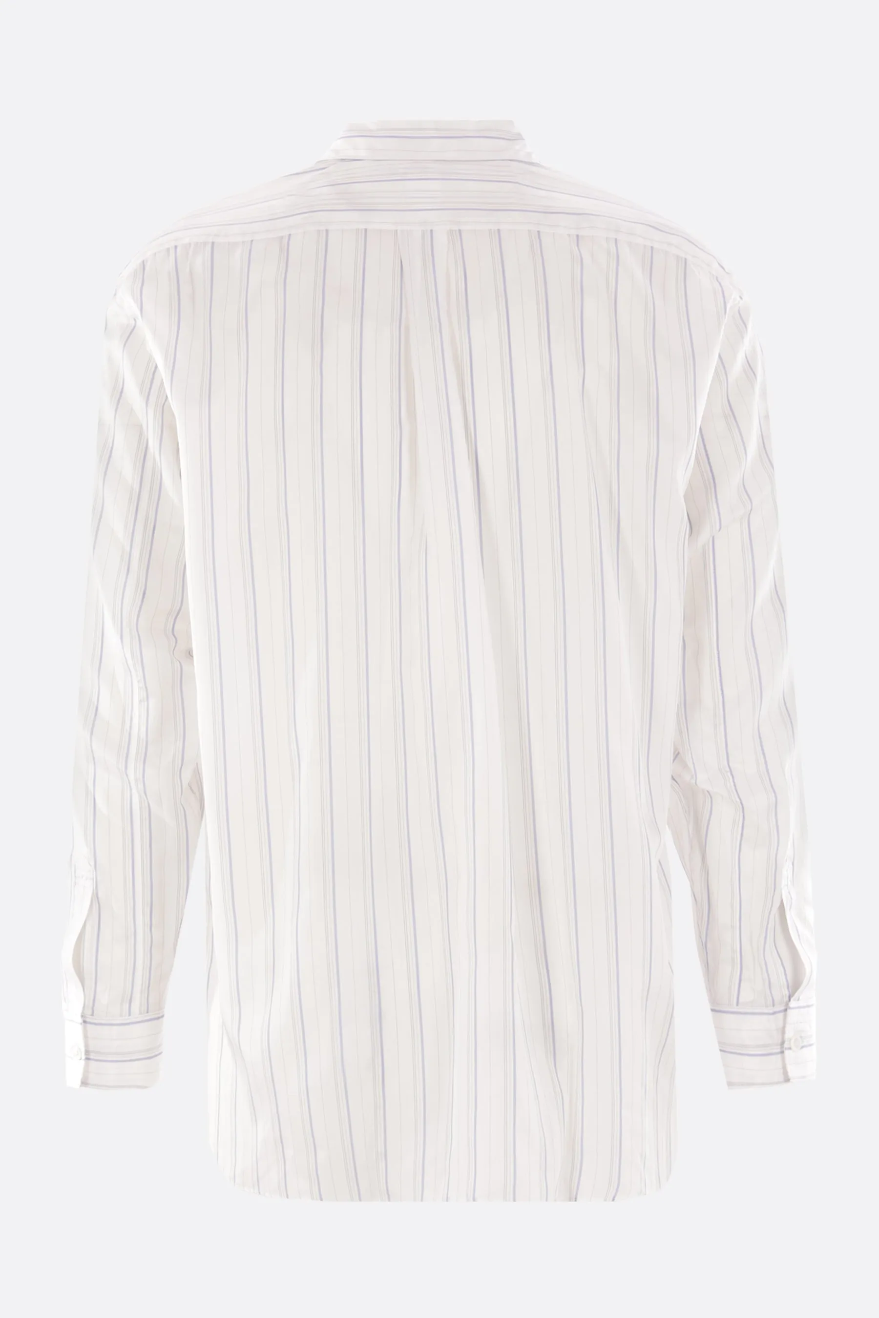 striped cupro shirt