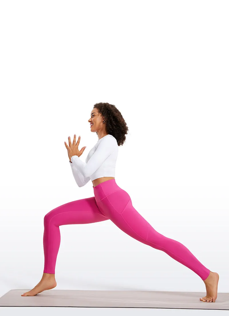 Thermal Fleece Lined Pocket Leggings 28''