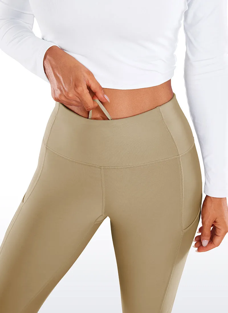 Thermal Fleece Lined Pocket Leggings 28''