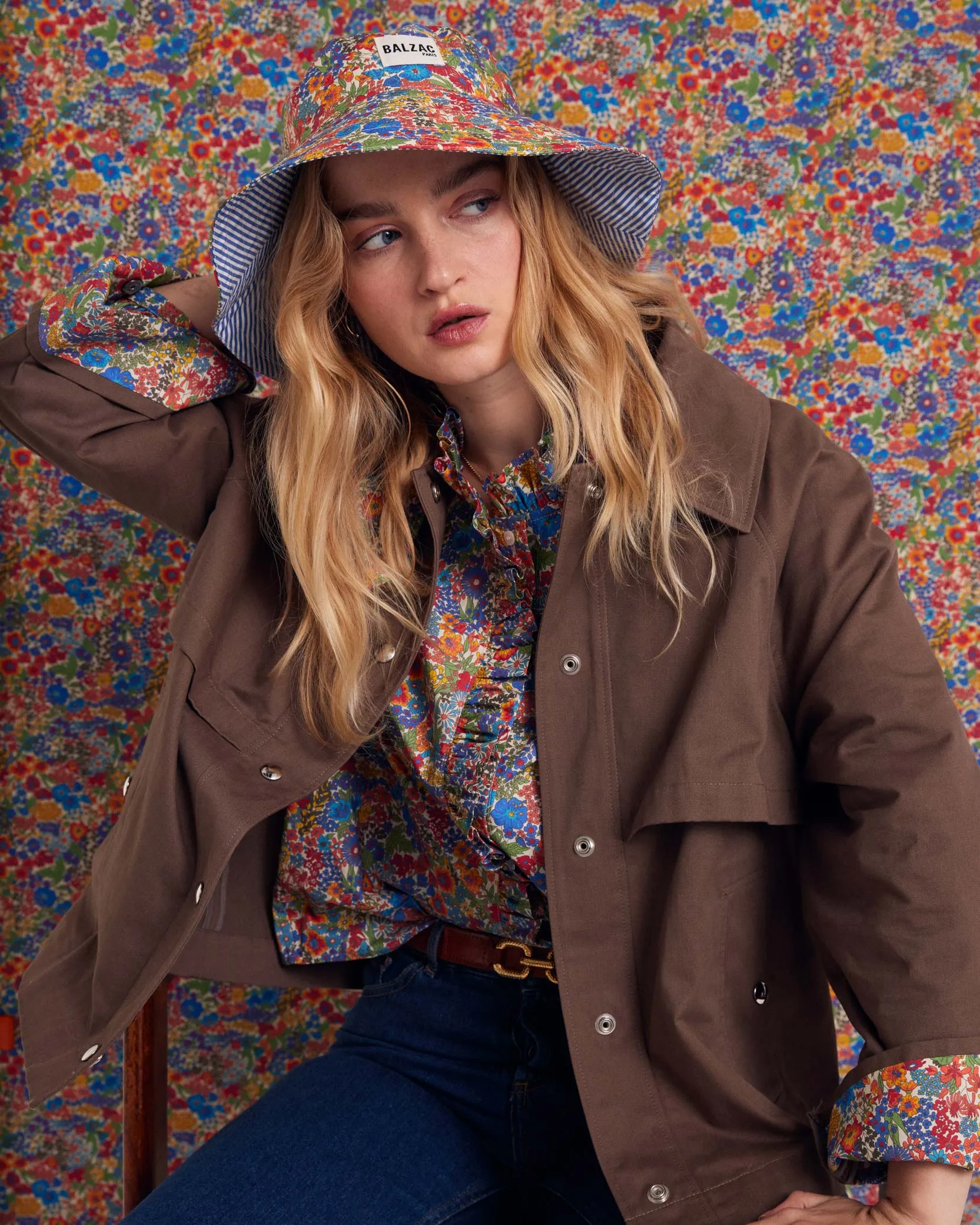 Trench Gally chocolat