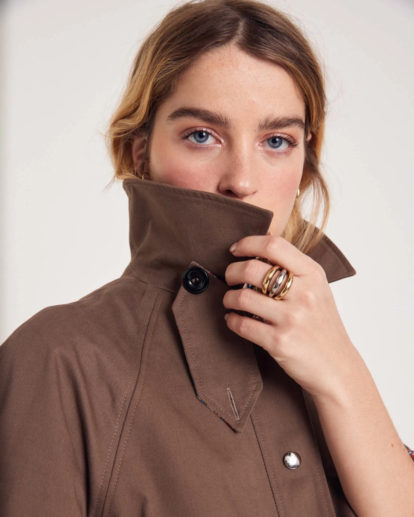 Trench Gally chocolat