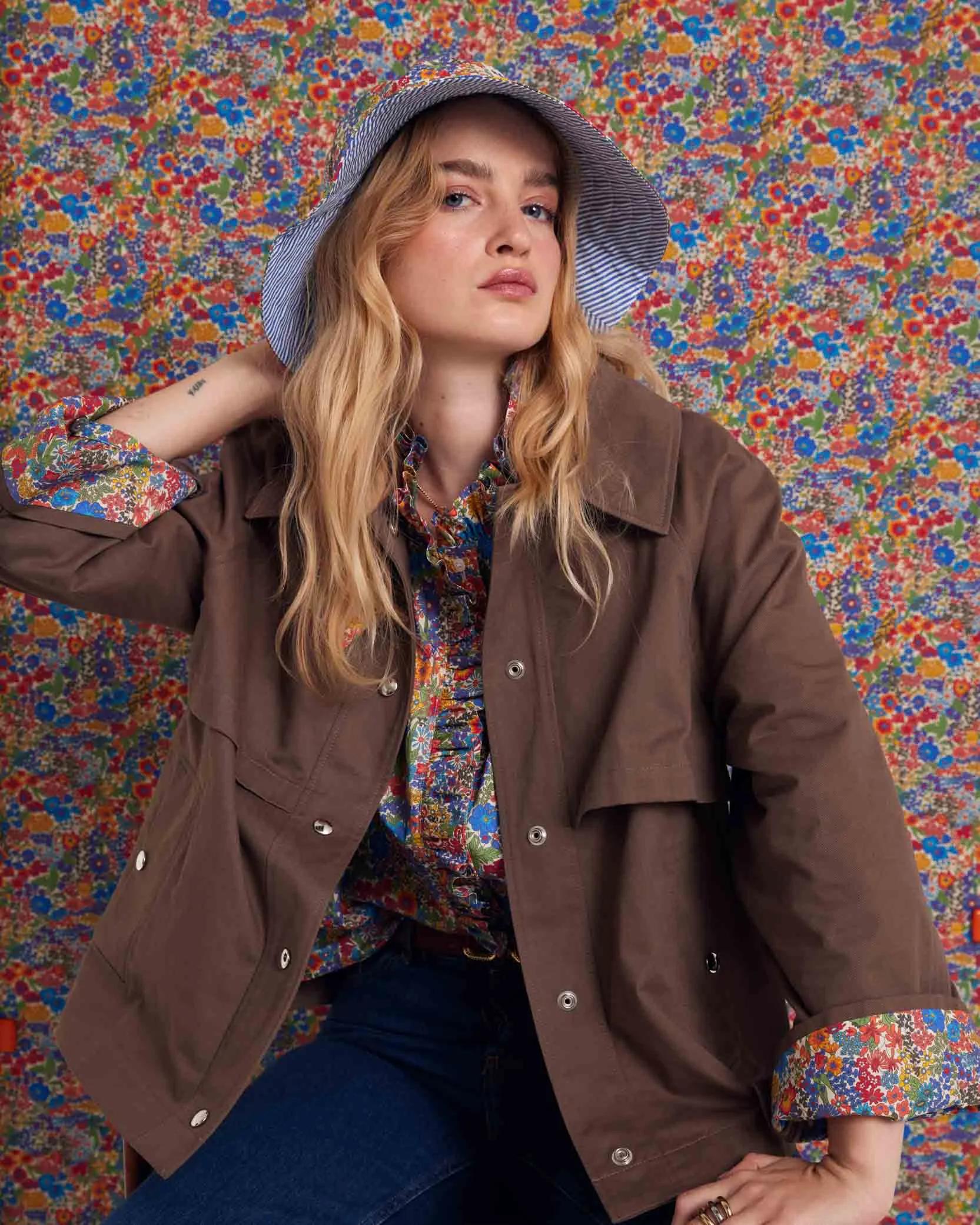 Trench Gally chocolat