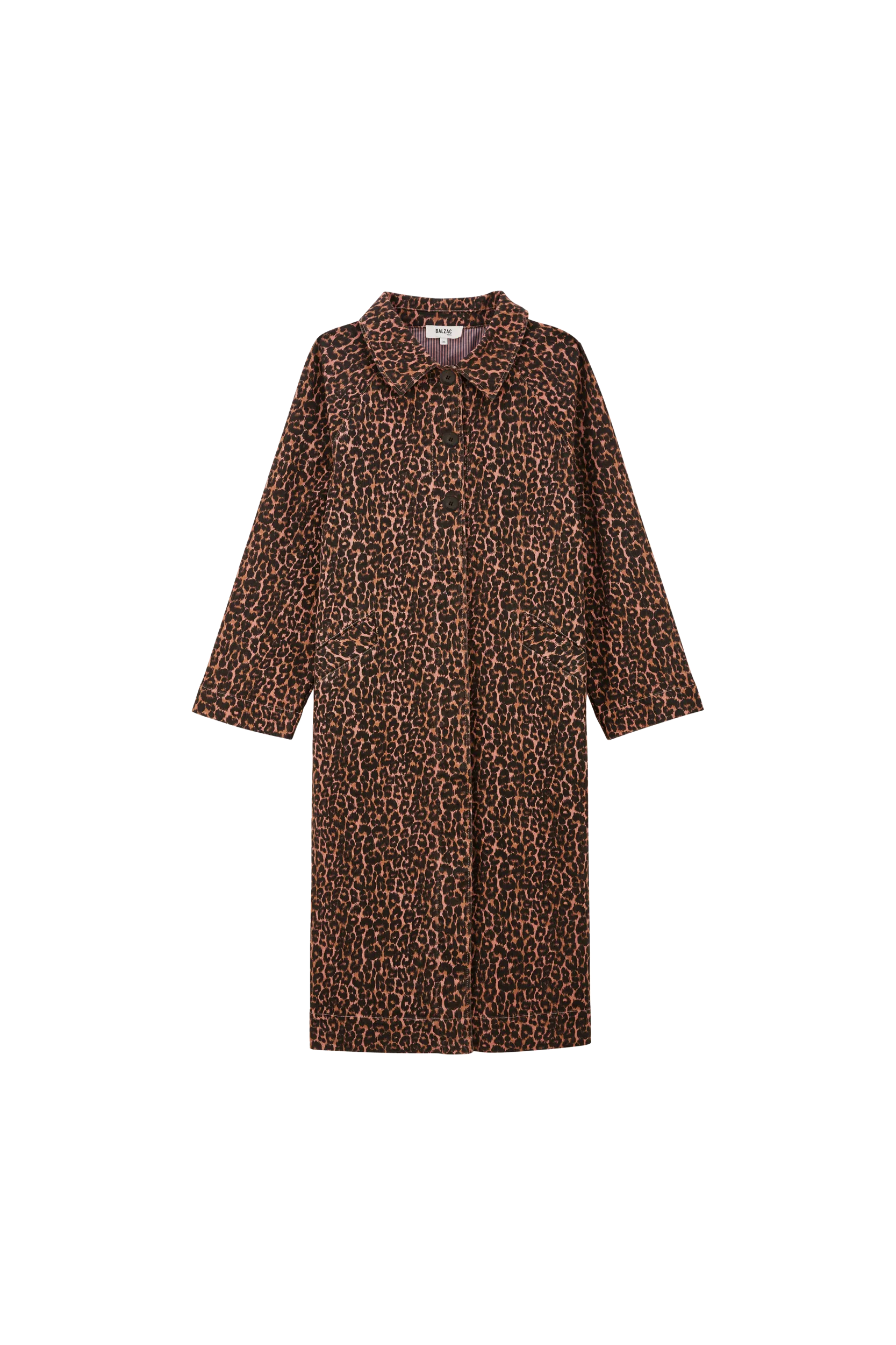 Trench Rosita léopard café