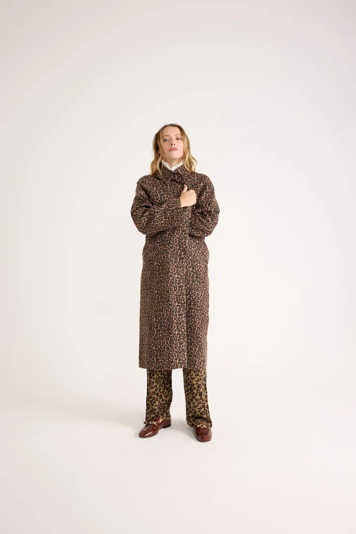 Trench Rosita léopard café