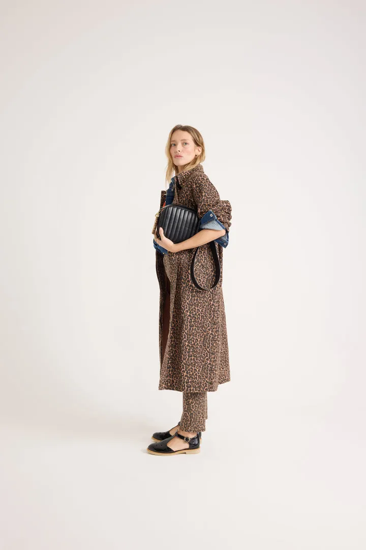 Trench Rosita léopard café