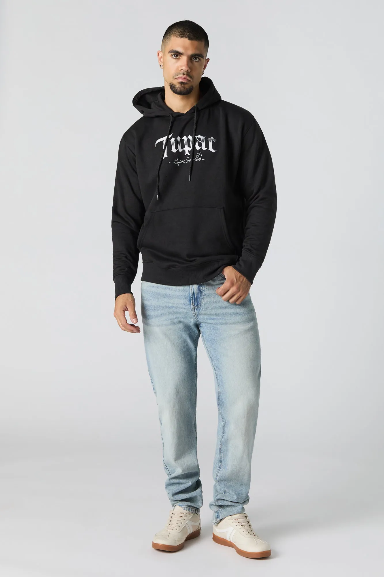 Tupac Graphic Fleece Hoodie