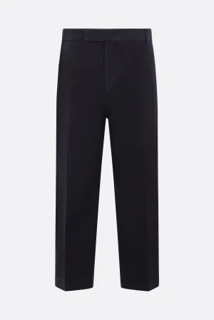 twill chino trousers