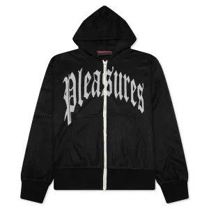 Twitch Knitted Zip Hoodie - Black