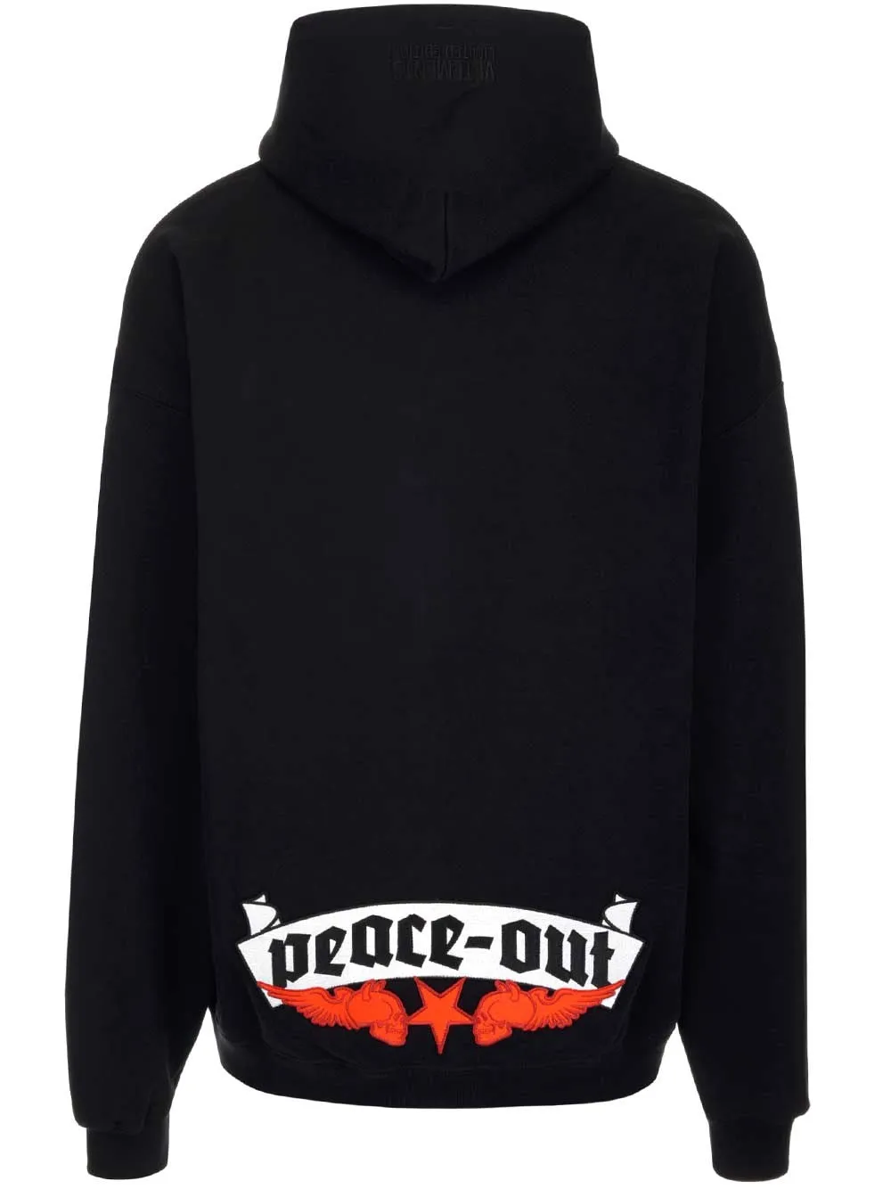 Vetements Graphic Printed Drawstring Hoodie