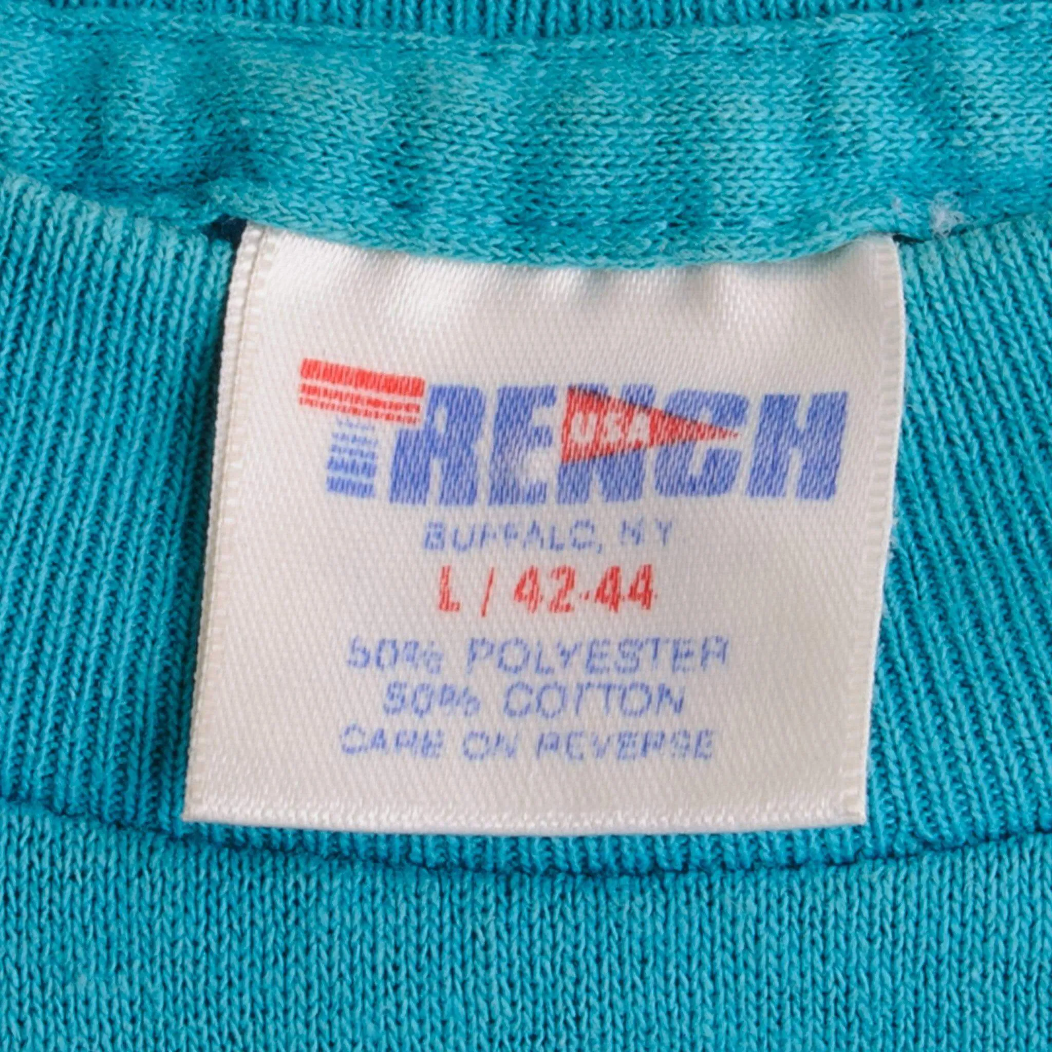 VINTAGE NHL SAN JOSE SHARKS TEE SHIRT 1991 SIZE LARGE MADE IN USA