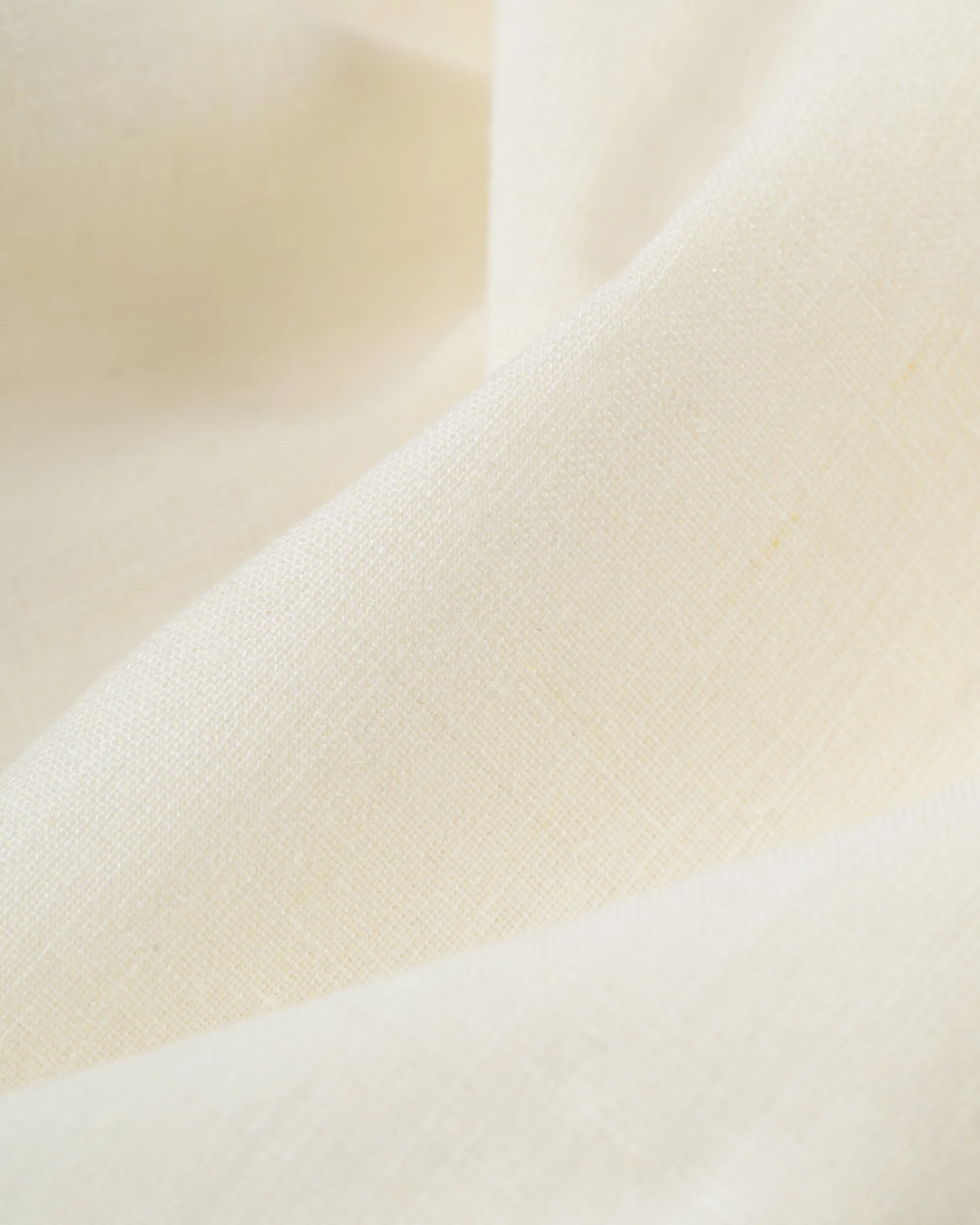 WHITE CRASH LINEN TROUSERS