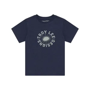 Youth Short Sleeve Tee Rotation Navy Heather