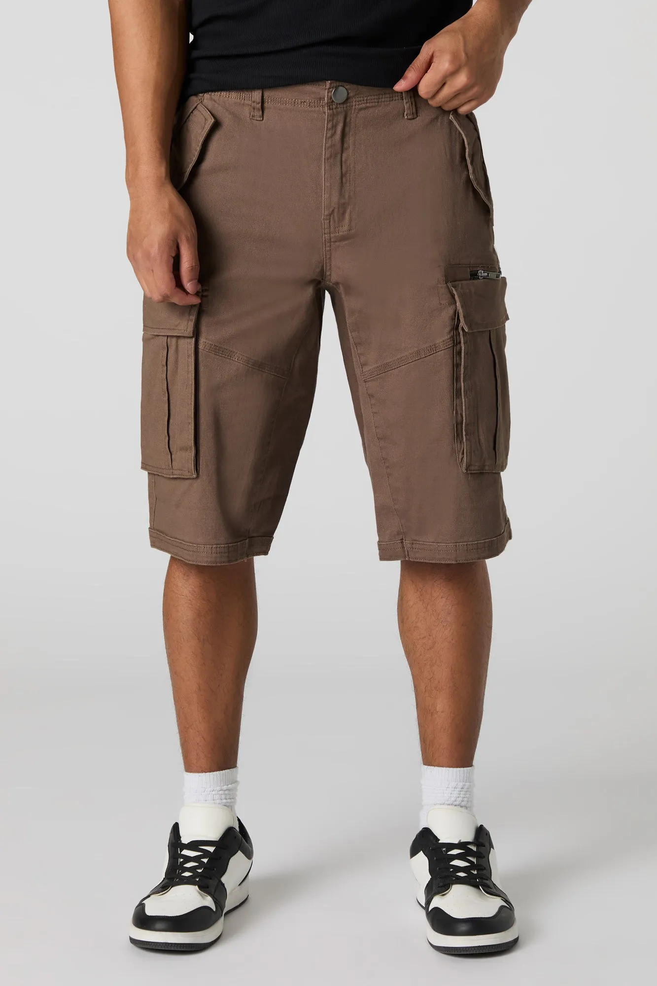 Zipper Cargo Short