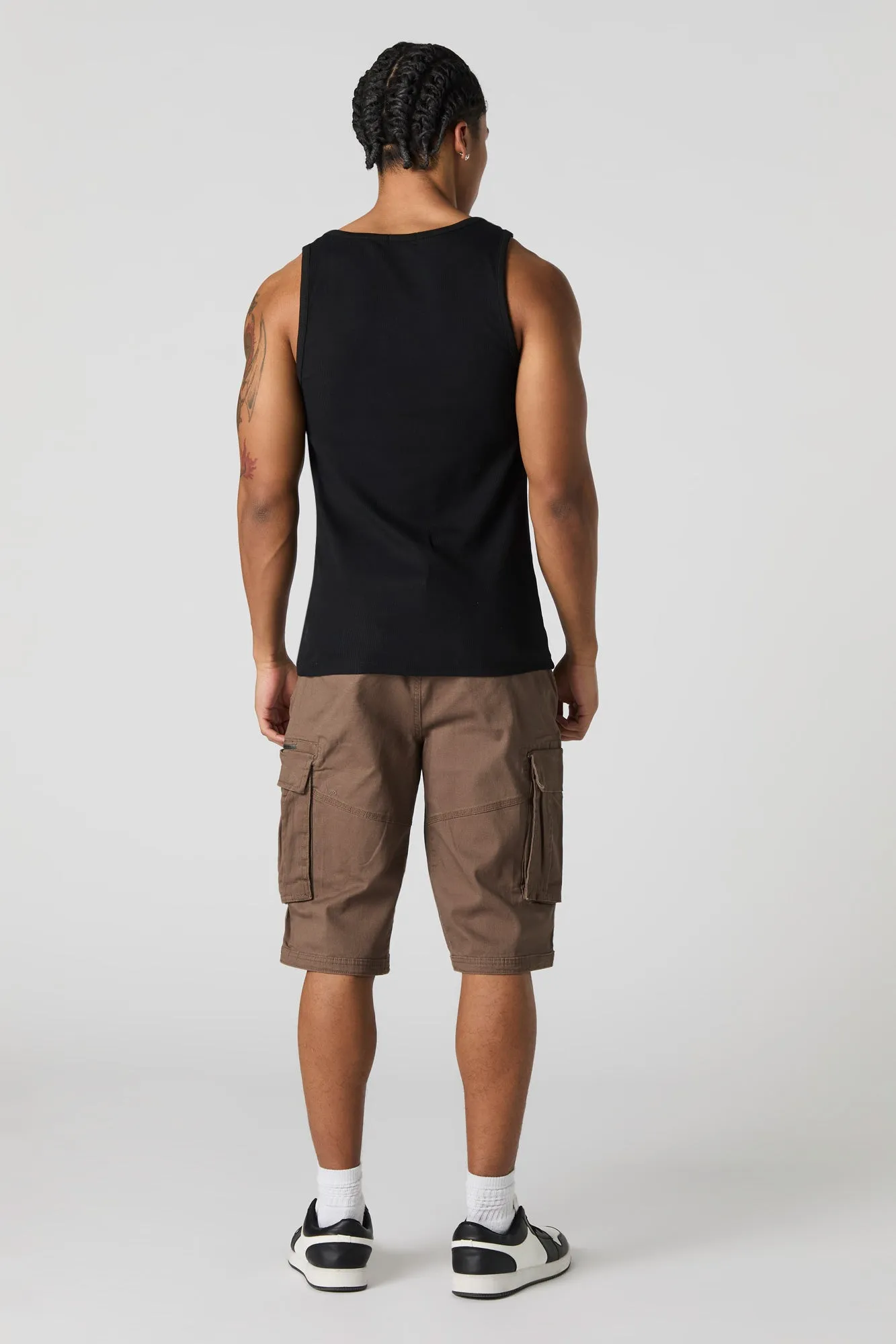 Zipper Cargo Short